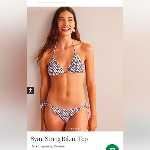 Boden Other - Boden Symi String Bikini Top